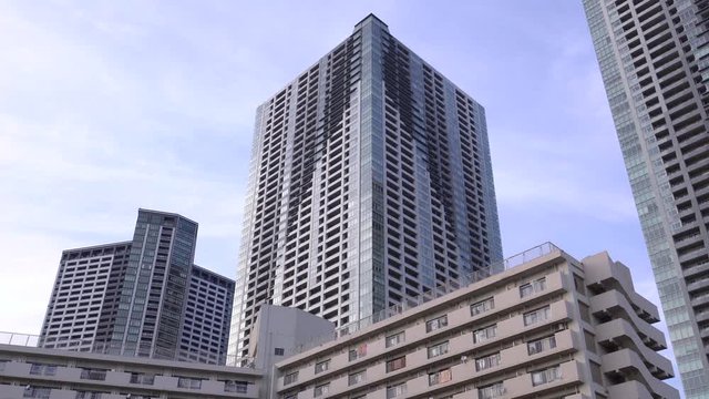 High-rise residences in Tokyo video UHD 4