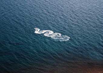 jet ski trail