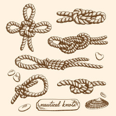 Set of nautical knots