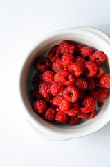 Delicious fresh raspberries