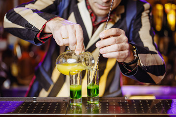 green Mexican cocktail