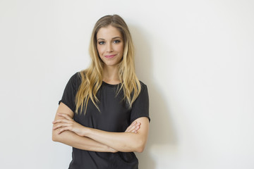 Confident young woman portrait