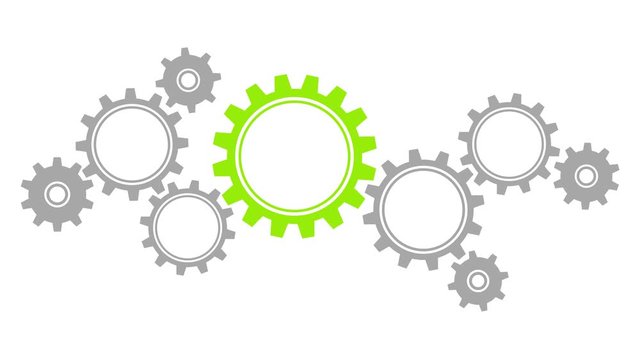 Video Gears Border Big/Small Grey/Green Turning