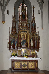 Fototapeta na wymiar Marienaltar der Liebfrauenkapelle, Horb a.Neckar