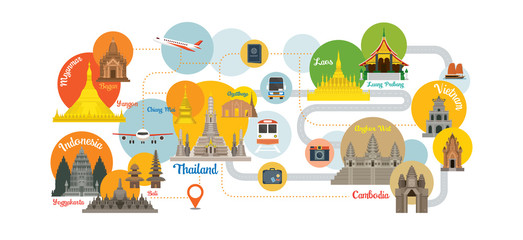 Southeast Asia Travel Infographic