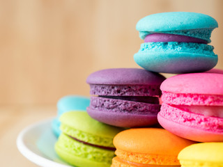 French colorful macarons 4