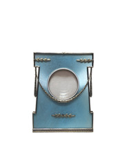 blue vintage photo frame