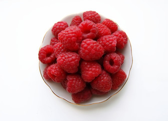Fresh raspberries