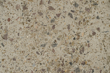Stones in cement as background