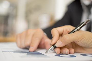 business people discussing together in meeting room