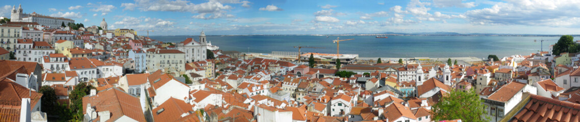 Obraz premium Panorama Lizbony