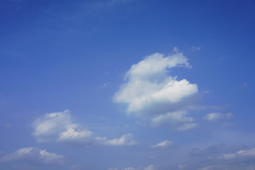 Naklejka na ściany i meble cloud floating in the sky