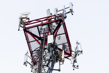 Mobile phone communication antenna tower 