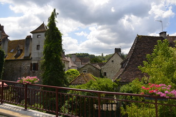 Fototapeta na wymiar Village du lot France
