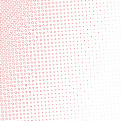 Abstract colorful halftone, minimalistic background from stars. Comic style backdrop, gradient halftone pop-art retro style. Template for ad, covers, posters, advertising actions.