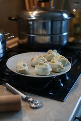 Mantas, Mantoux or Buz, postures are a traditional meat dish of the peoples of Central Asia,...