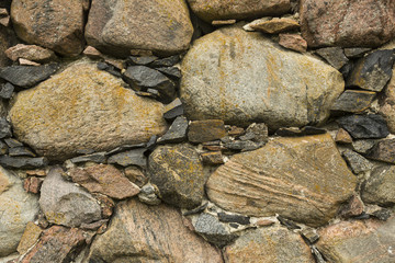 A structure of stone wall 