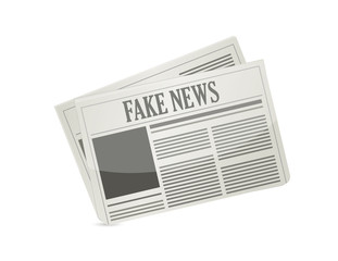 fake news newspaper illustration design icon
