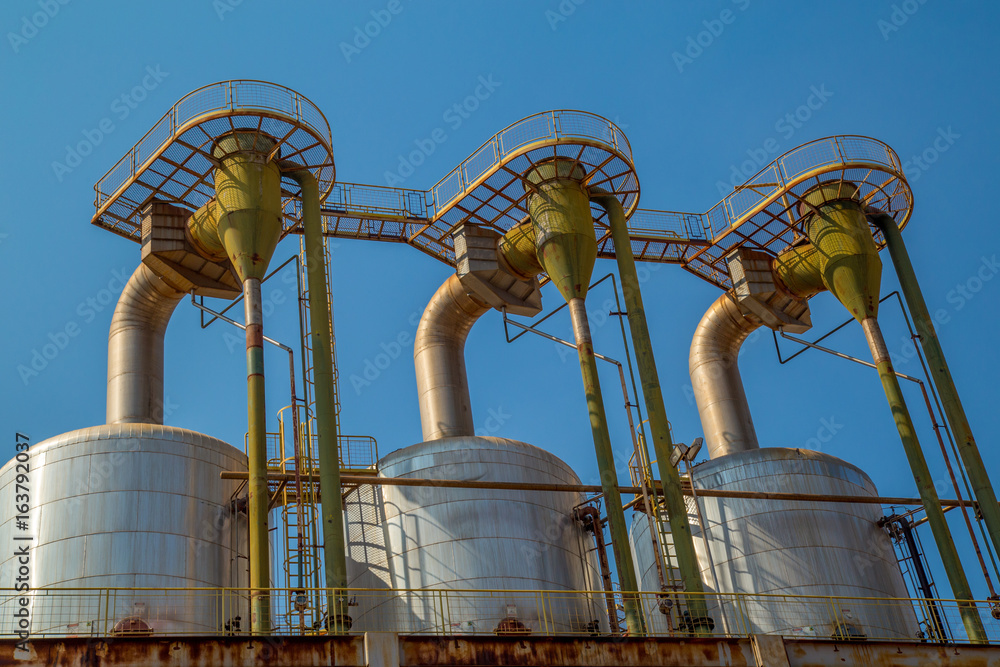 Wall mural sugar cane factory industry