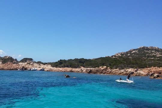 Palau, la maddalena, sardaigne, italie, mer, m&eacute;diterrann&eacute;e, vague, montagne, bateau, crique, paysage, ciel, voilier,