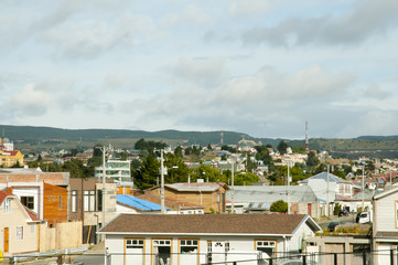 Buildings in Punta Arenas - Chile