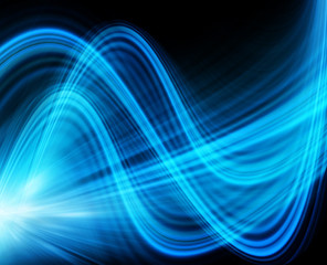 Fototapeta premium Abstract blue background