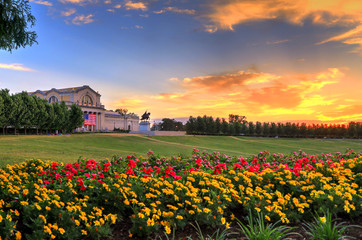 St. Louis, Missouri - July 7, 2017 - The St. Louis Art Museum on Art Hill in Forest Park, St. Louis, Missouri.