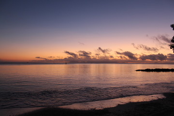 Coucher coleil Huahine - Huahine sunset - french polynesia