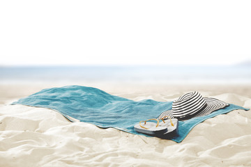 towel space on beach 