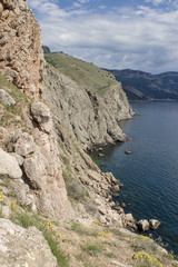 Fototapeta na wymiar Rocks in the Crimea, Russia