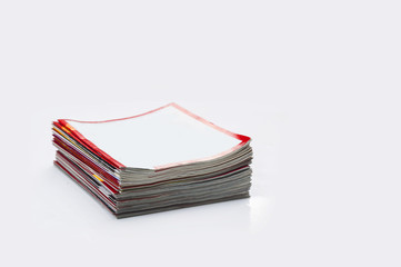 stacked magazines newspaper