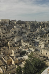 Fototapeta na wymiar The beautiful old town of Matera