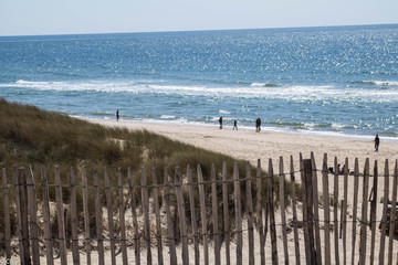 Manivelles et plage de l'Océan