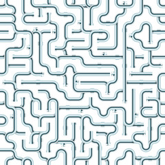 Color pipe system realistic seamless pattern. EPS 10