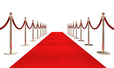 red carpet and barrier