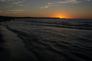 Fototapeta premium sunset on the beach