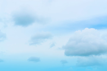 White Clouds Clear Day