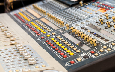 Mixing console