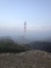 phare de berk dans le brouillard