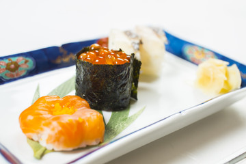 Traditional Japanese food - sushi