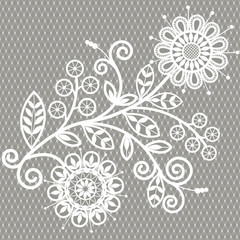 white lace background