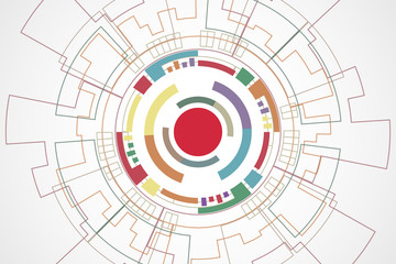 Abstract technology background , Vector illustration