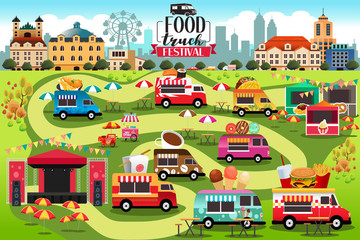 Food Trucks Festival Map