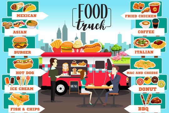 Food Trucks Infographics