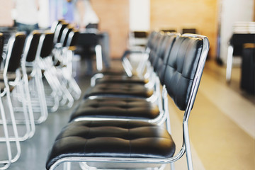 Chairs in the conference room