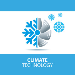 Air conditioner icon. flat design