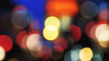 Fototapeta premium Colorful abstract bokeh background