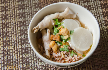 Chicken noodles soup