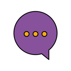 speech bubble design