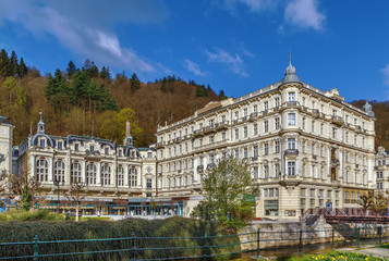 Fototapeta na wymiar Grandhotel Pupp,Karlovy Vary; Czech republic
